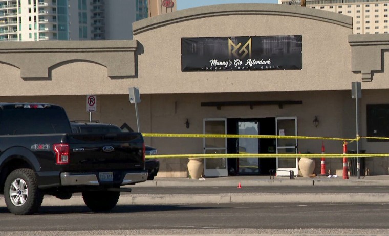 Image: Police are currently investigating a shooting that occurred at a Las Vegas hookah lounge.