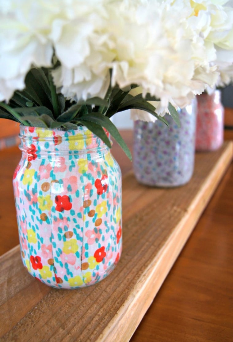 Easter Crafts - Mason Jar Vases