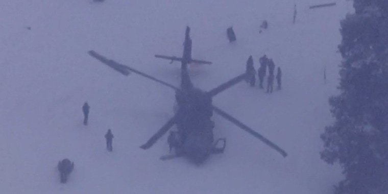 Helicóptero Black Hawk accidentado en Utah