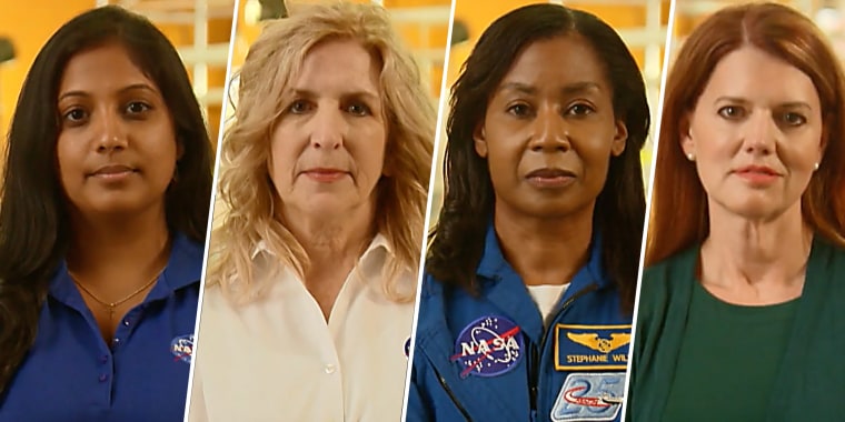 Meet Laura Poliah, Sharon Cobb, Stephanie Wilson and Charlie Blackwell Thompson, who are key players in NASA's Artemis program.