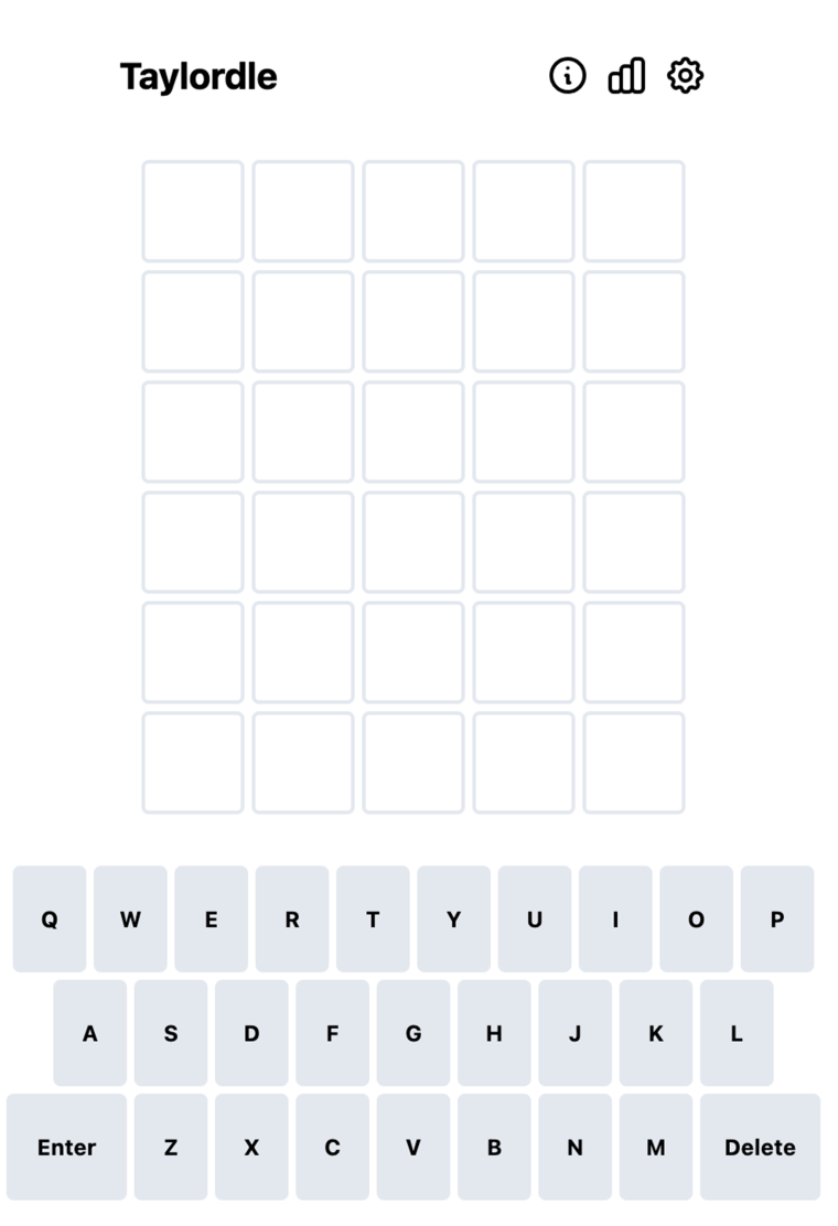 Taylordle ble opprettet av The Holy Swift Podcast