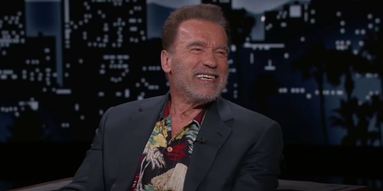 Grandfather is the "easiest" job that Arnold Schwarzenegger has ever had. 