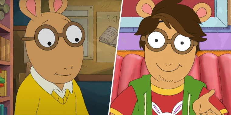 Arthur, the beloved aarvark prtagonist, is all grown up ... with facial hair!