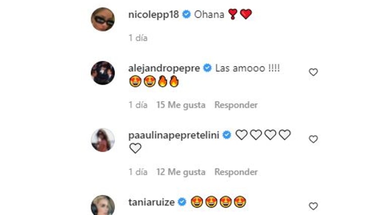 Comentarios en el post de Nicole Peña Pretelini.