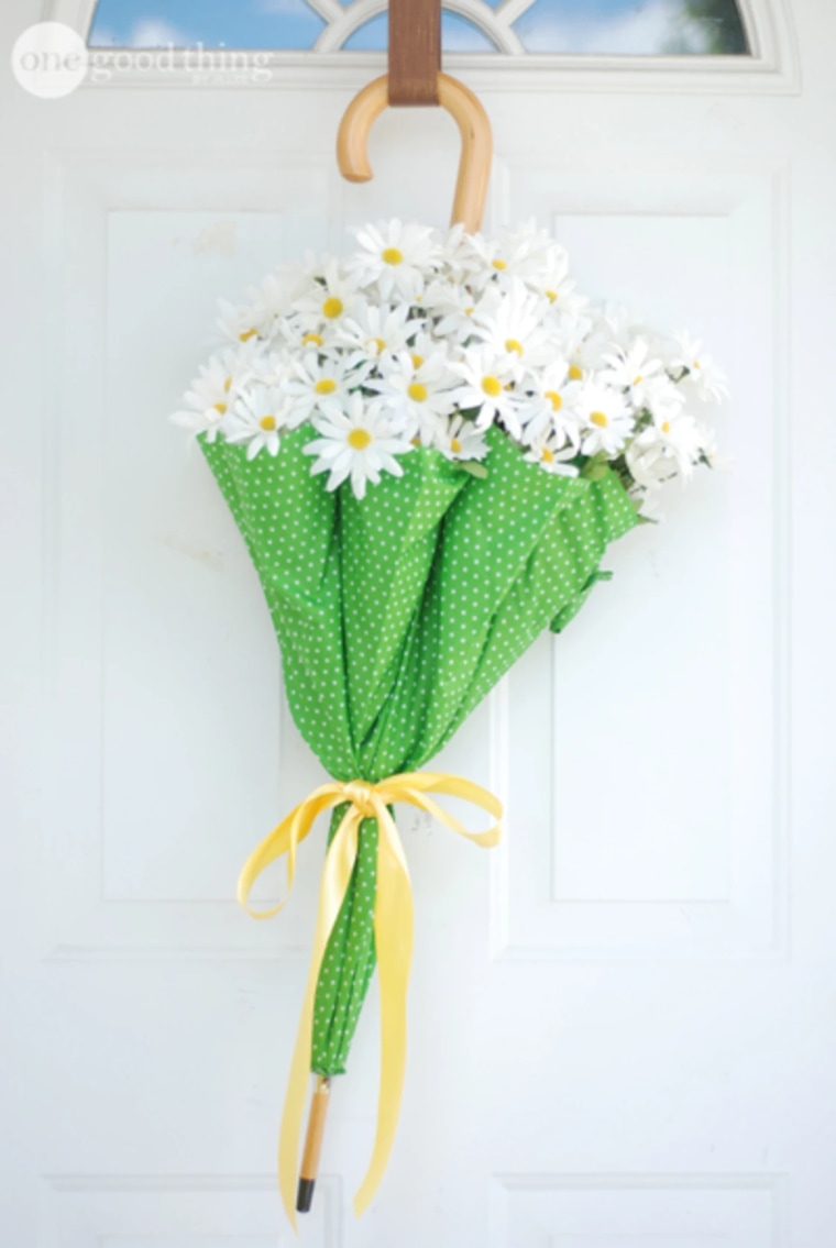Easter Crafts - umbrella flowers
