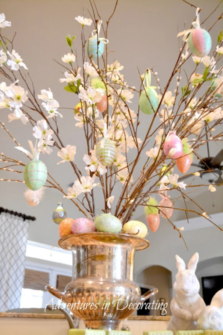 Easter Crafts: Easter egg tree