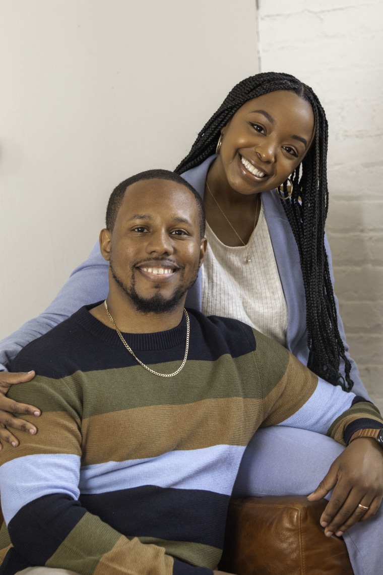 Anthony and Janique Edwards fell in love exploring new restaurants together.