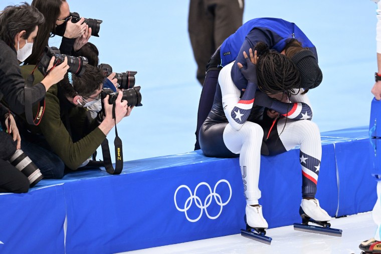 CHINA-BEIJING-OLYMPIC WINTER GAMES-SPEED SKATING-WOMEN'S 500M (CN)