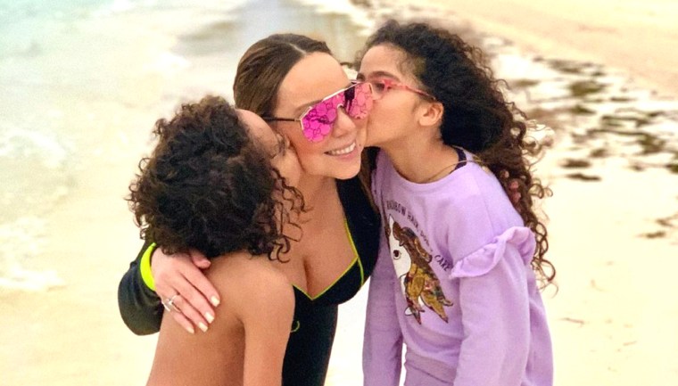 Mariah Carey is mom to 10-year-old twins, Moroccan and Monroe.