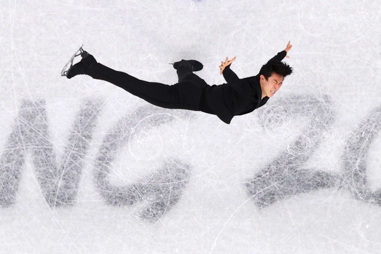 Nathan Chen at 2022 Winter Olympics in Beijing.