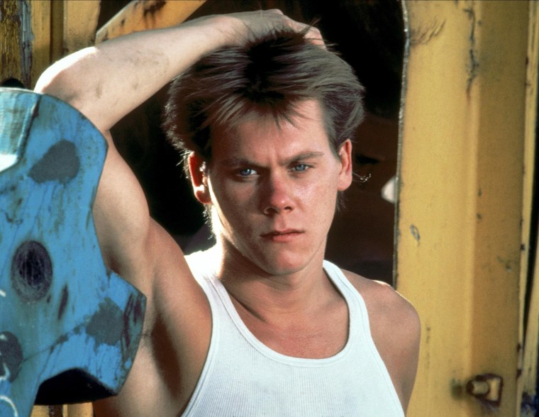 Kevin Bacon in Footloose, 1984.