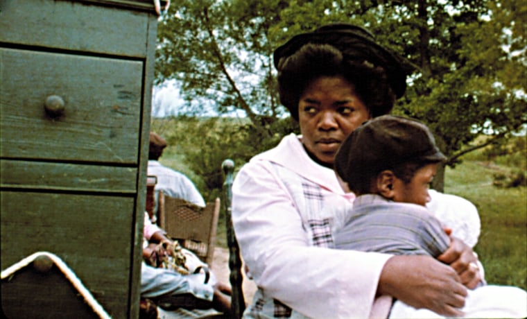 THE COLOR PURPLE, Oprah Winfrey, 1985.