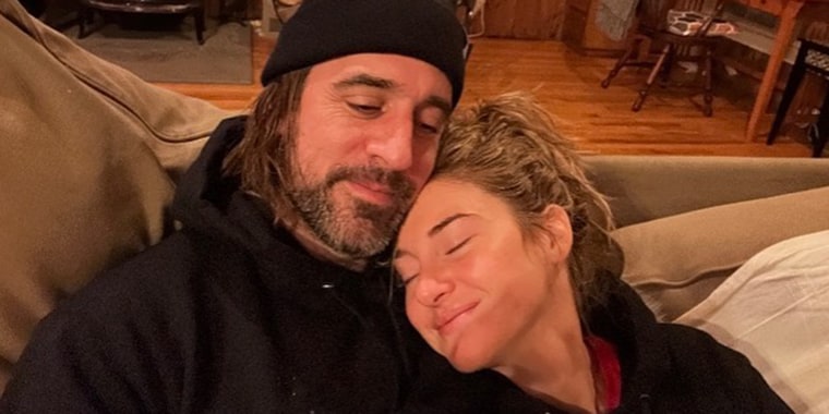 Packers quarterback Aaron Rodgers shared a sweet photo of him with Shailene Woodley on Instagram alongside a message of gratitude and love for her.