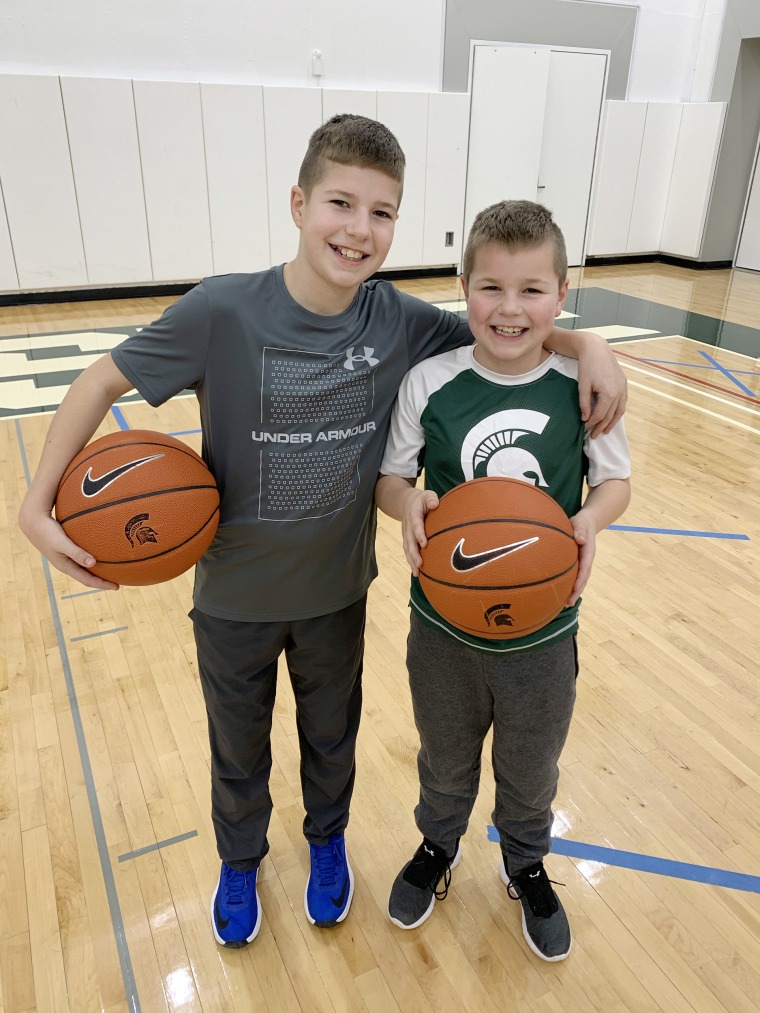 Jaden and Jurian Shaffer, before the accident that changed their lives forever.