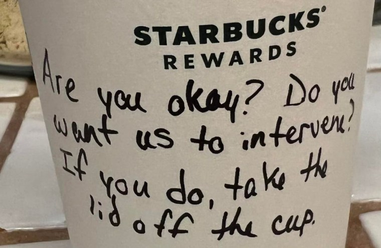 The teenager's mother is praising Starbucks staff for looking out for her daughter.