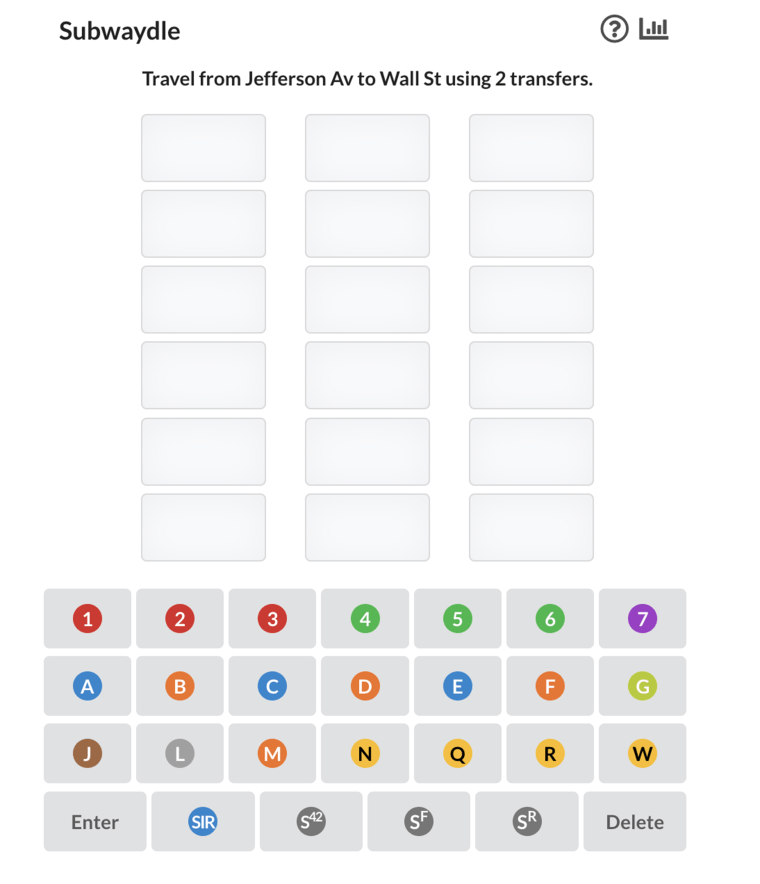 Subwaydle -ledeteksten for 11. februar