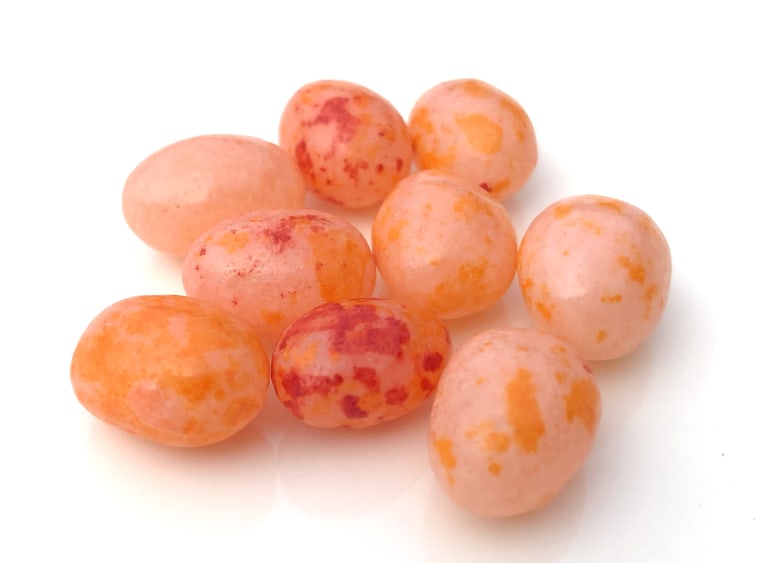 Salsa-flavored jelly beans: Many poisonous organisms have red coloration as a warning to predators.