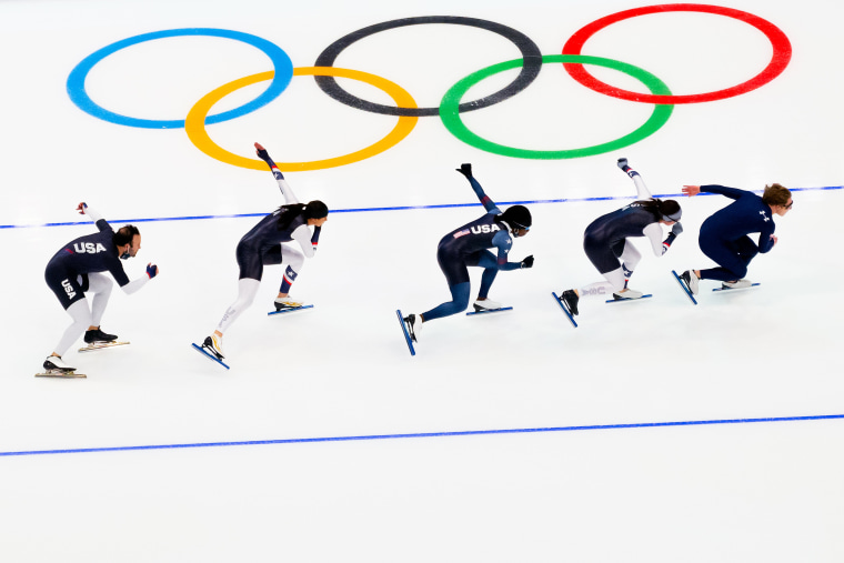 Speedskating will look slightly different at the Olympics this year