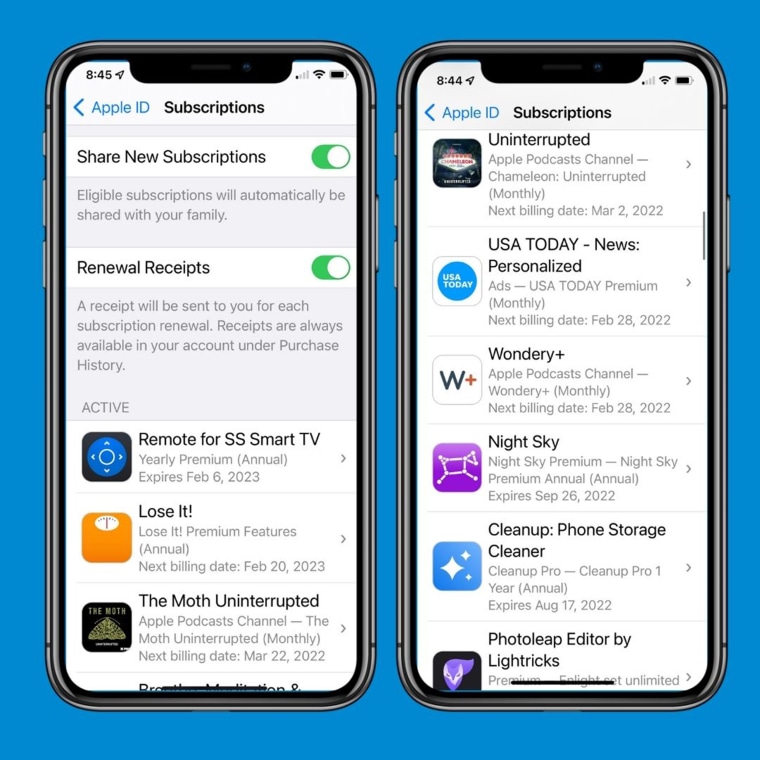 iPhone users: There's an easy way to check your app subscriptions and when they renew!
