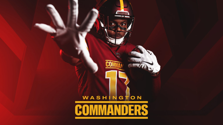 The Commanders' primary uniforms offer a new take on Washington's classic burgundy and gold color scheme.