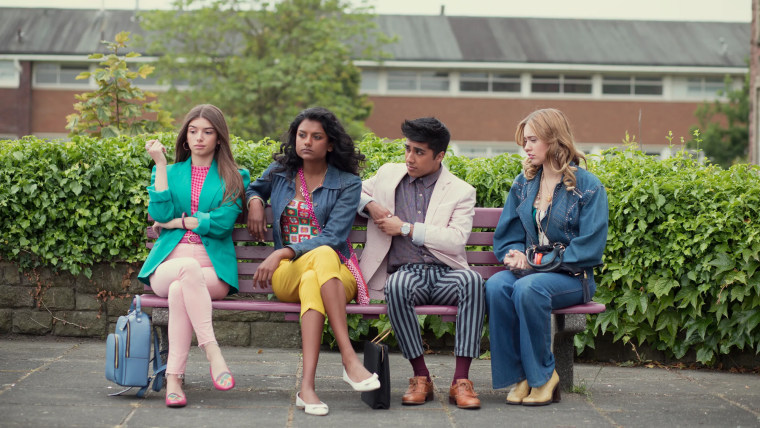 "The Untouchables," a popular clique at Moordale Secondary School in the show "Sex Education."