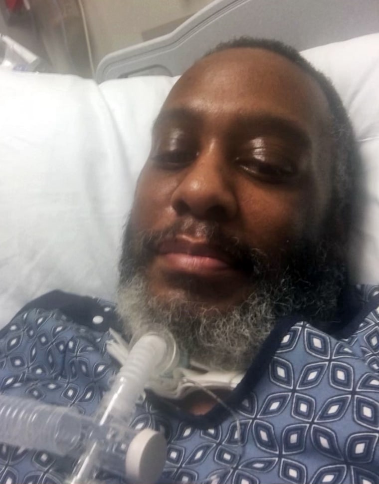 Corey Sexton was hospitalized for two months with acute Covid-19.