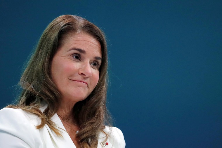 Image: Melinda Gates at the opening ceremony of the Generation Equality Forum in Paris on June 30, 2021.