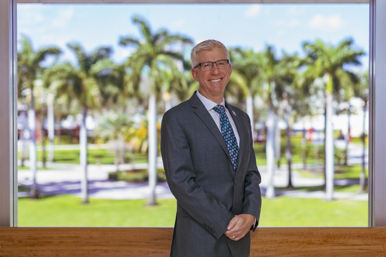 Image: Bret Danilowicz, provost for Florida Atlantic University.