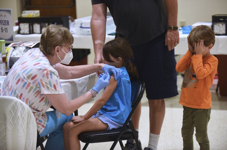 Image: Children Age 5-11 Receive COVID-19 Vaccines in Altamonte Springs, US - 09 Nov 2021