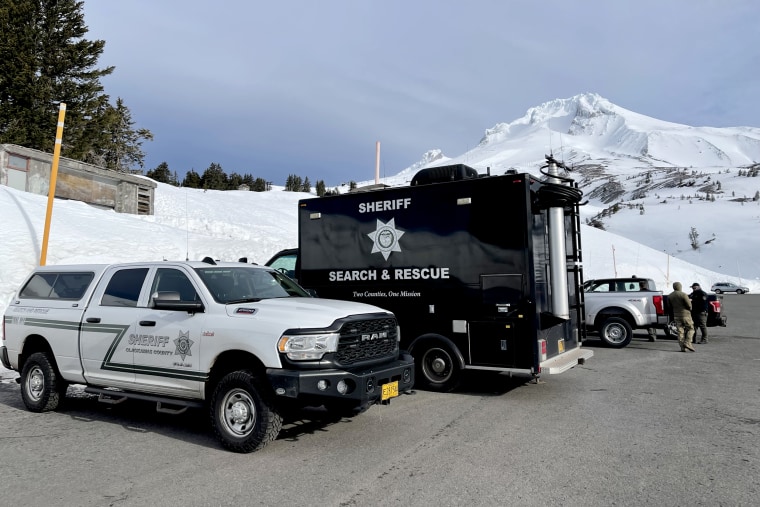 Clackamas County, Oregon, search and rescue teams responded to the scene where one climber died and another was injured on Mount Hood. 