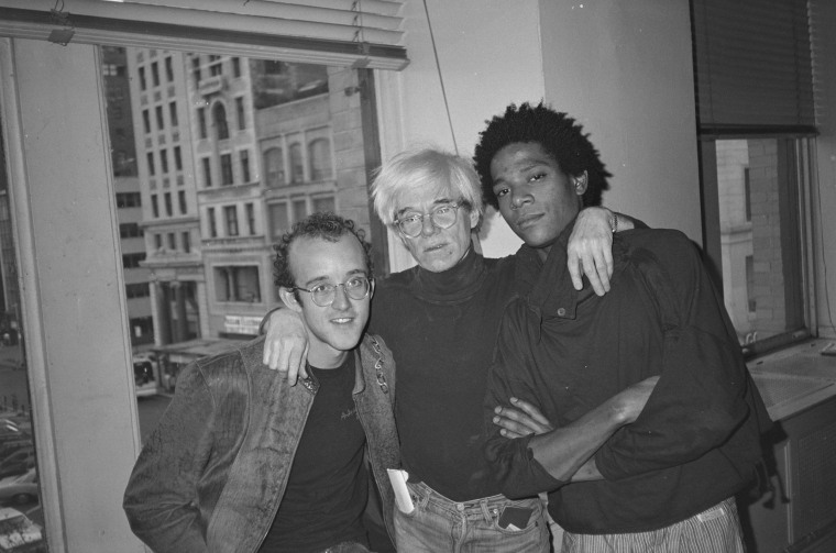 Keith Haring, Andy Warhol, and Jean-Michel Basquiat