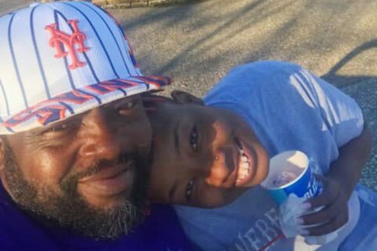 Tionna Hairston with her father, Gregory Link.