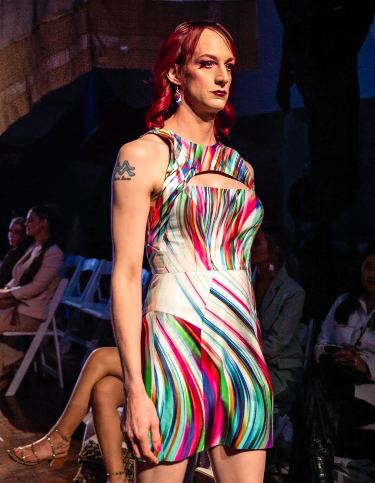 13 trans models opened Northwest Arkansas Fashion Week with clothes selected from Arkansas advocacy group the Transition Closet.