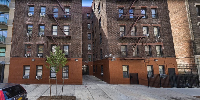 An apartment complex on Marble Hill Avenue in the Bronx.