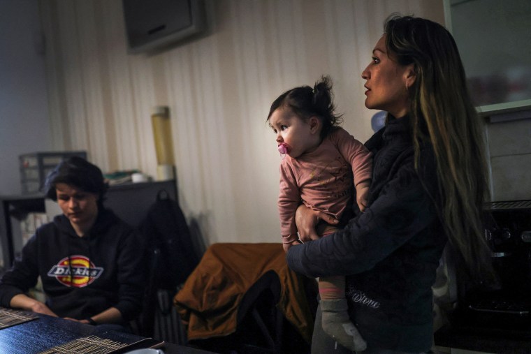 Image: Mexican citizens and relatives remain in Romania, amid the Russian invasion in Ukraine, in Bucharest