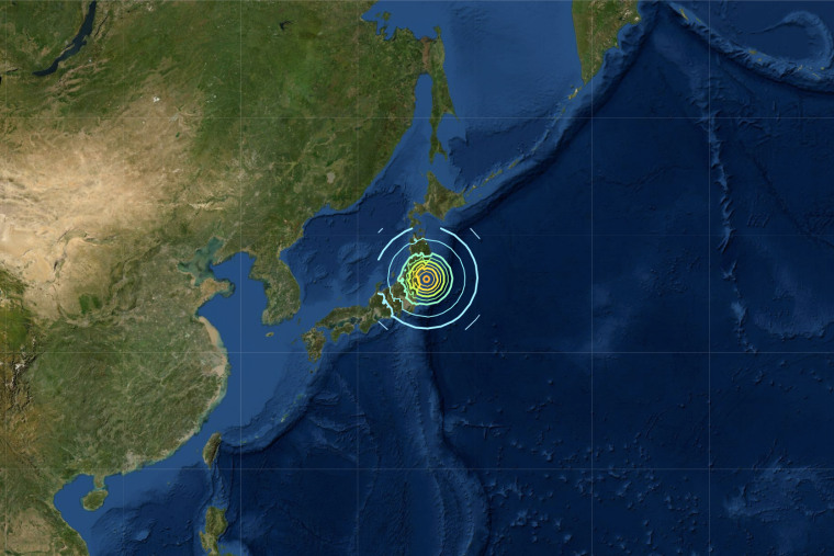 An earthquake was felt 41 miles ENE of Namie, Japan.