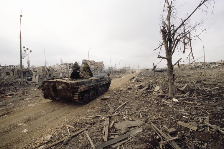 Grozny After its Capture by the Russian Army