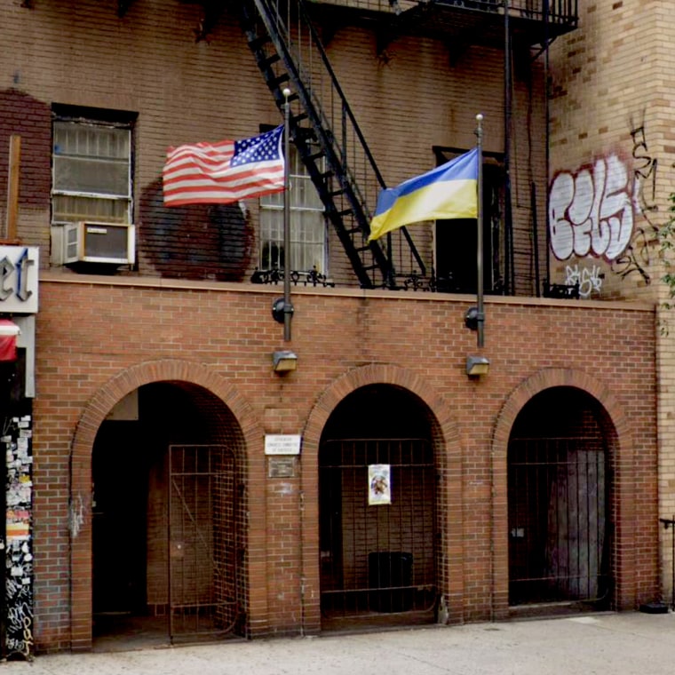 The Ukrainian Congress Committee of America building in Manhattan's East Village.