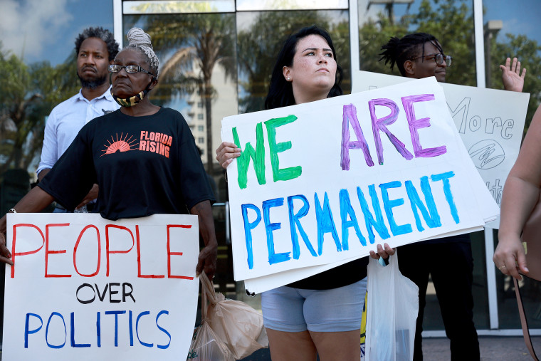 Floridians Protest Passage Of Controversial Parental Rights In Education Bill