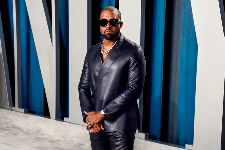 Ye attends the Vanity Fair Oscar Party on Feb. 9, 2020, in Beverly Hills, Calif.