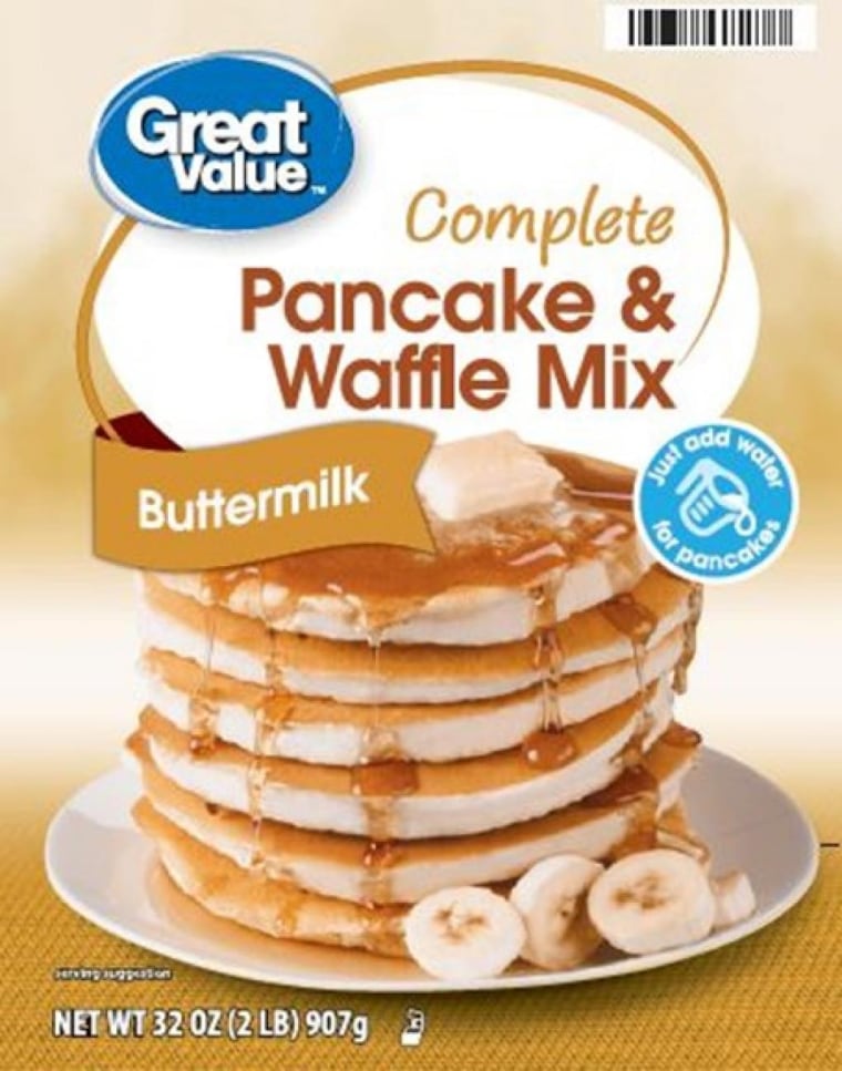 Pancake & waffle mix by Continental Mills.