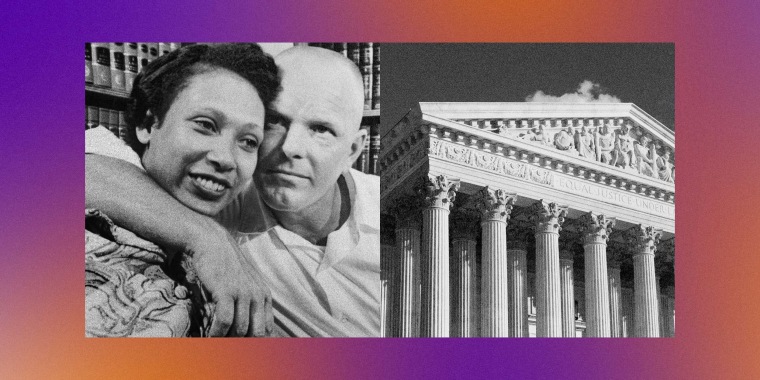 Photo Illustration: Mildred and Richard Loving