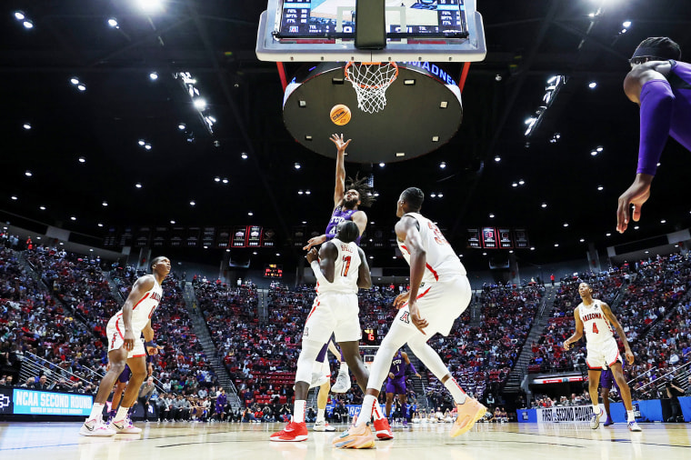 The Texas Christian University Horned Frogs play against the University of Arizona Wildcats