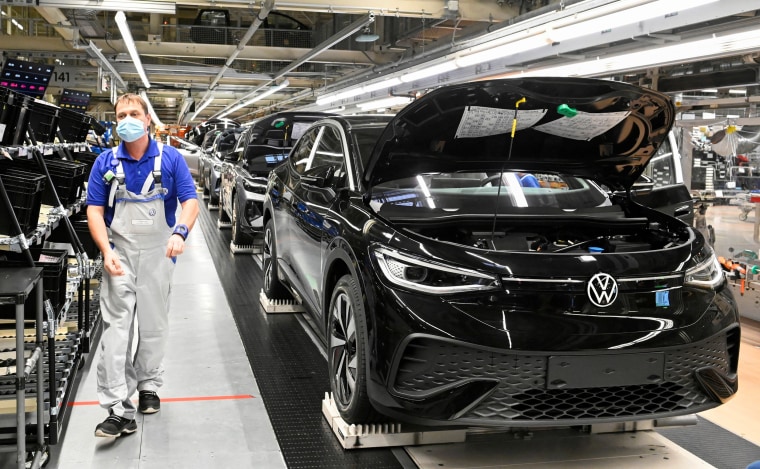 Image: Volkswagen's plant in Zwickau, Germany