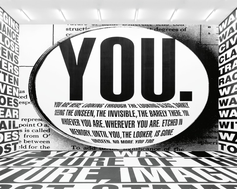 Barbara Kruger, Untitled (Forever), 2017