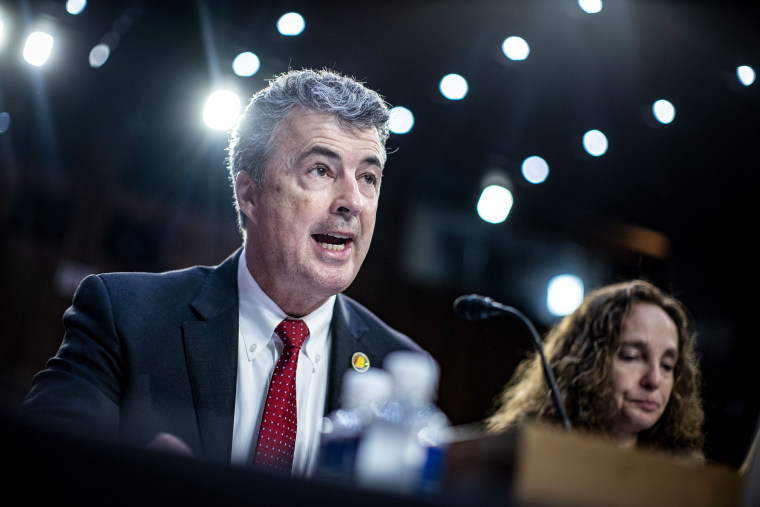 Steve Marshall, Alabama's attorney general, speaks during a Senate Judiciary Committee confirmation hearing for Ketanji Brown Jackson, associate justice of the U.S. Supreme Court nominee for U.S. President Joe Biden,v on Capitol Hill on March 24, 2022.