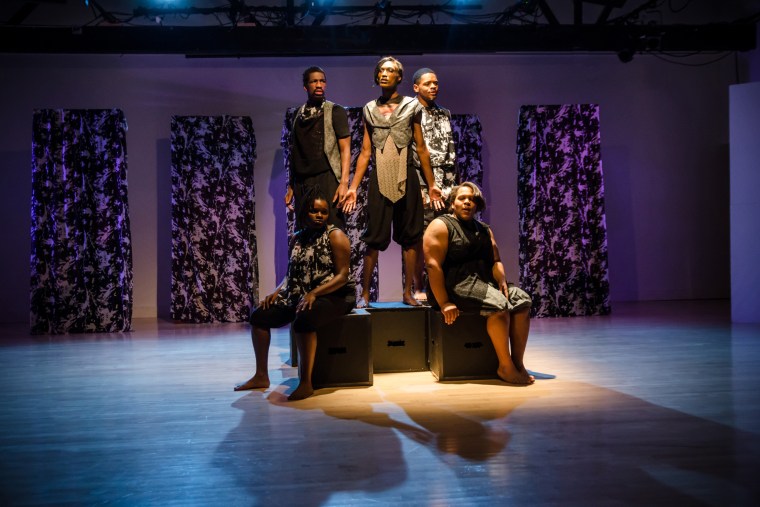 A 2014 production of "Faces" featuring performers from the Youth Empowerment Performance Project.