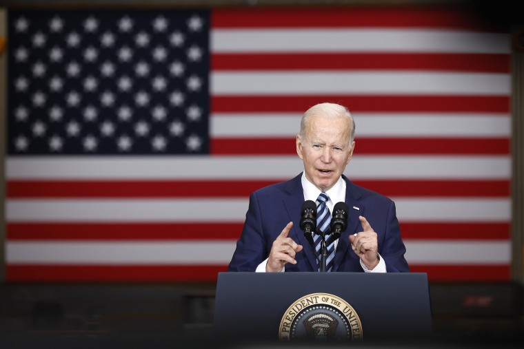 President Biden Visits Ironworkers Union To Sign Executive Order