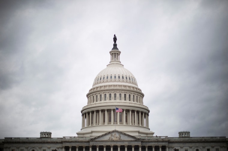 Image: The U.S. Capitol is pictured ahead of a storm, on Capitol Hill in Washington
