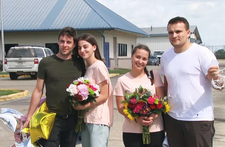 Vitaliiye Vecheva, Viktoriiaye Vecheva, Olena Poloziuk, and Maksym Armash